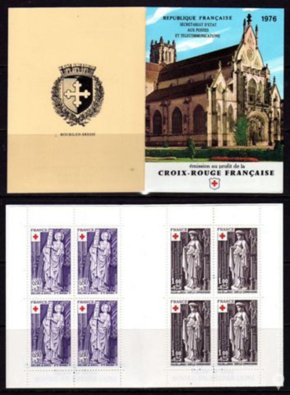 N&deg; 2025 - CARNET CROIX ROUGE 1976 