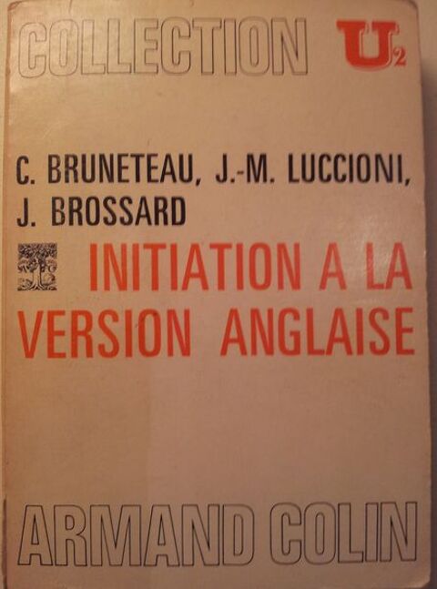 1971 Initiation  la version anglaise Collection U2 2 Gujan-Mestras (33)