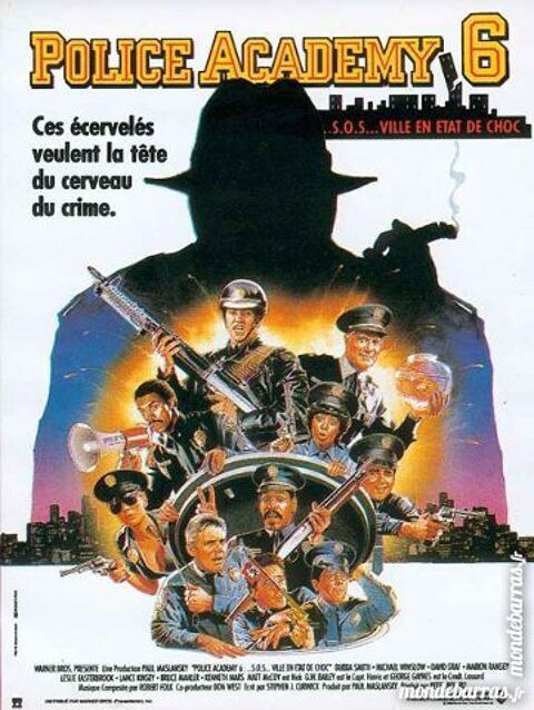 Dvd:  Police Academy 6 (456) 6 Saint-Quentin (02)