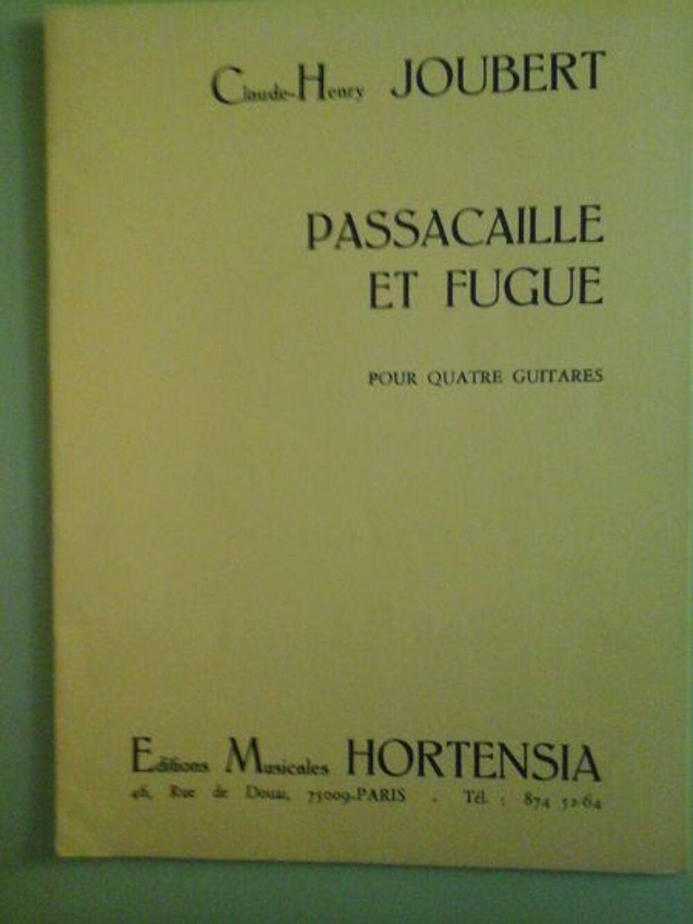 OUVRAGES POUR GUITARE CLASSIQUE Instruments de musique