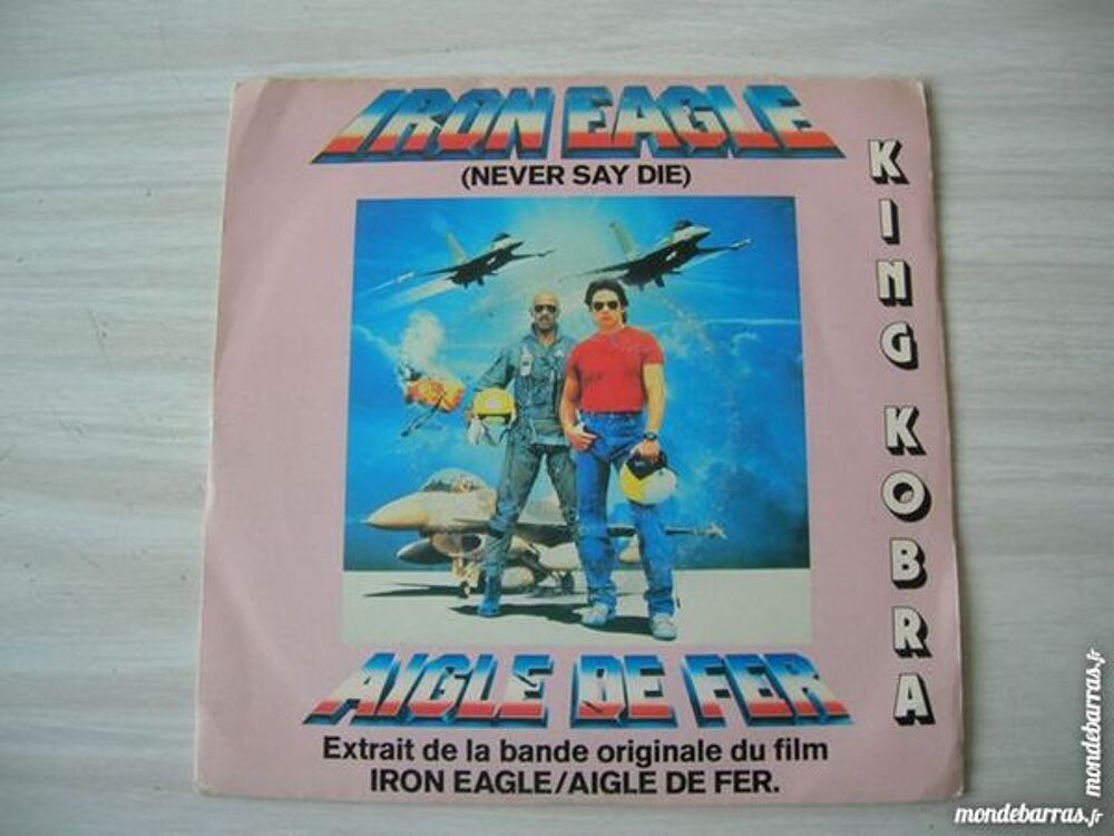 45 TOURS IRON EAGLE - AIGLE DE FER - BOF CD et vinyles