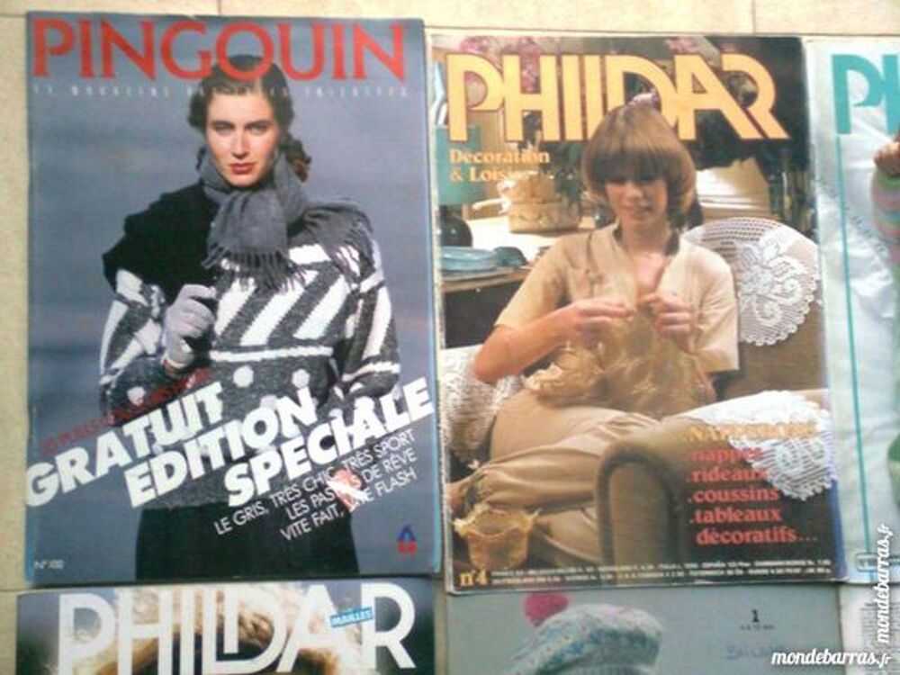 magazines de tricots vintages - zoe Livres et BD