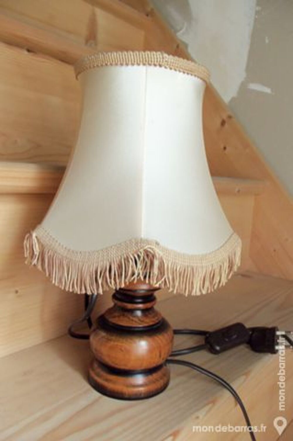 Lampe de chevet avec abat jour Décoration
