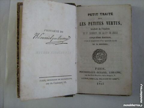 PETIT TRAITE SUR LES PETITES VERTUS 35 Brest (29)