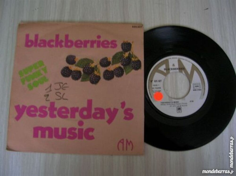 45 TOURS BLACKBERRIES Yesterday's music - FUNK CD et vinyles