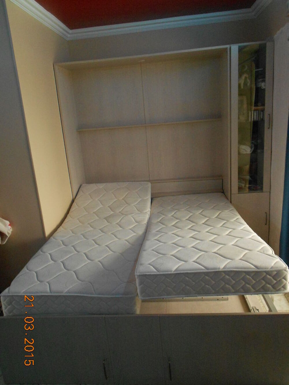 armoire lit 2 places + armoire Meubles