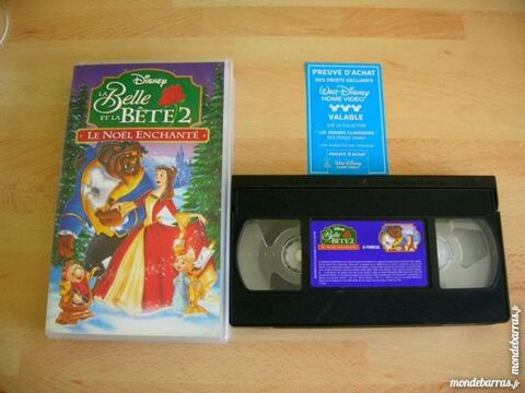K7 VHS LA BELLE ET LA BETE 2 Le Noël Enchanté 3 Nantes (44)