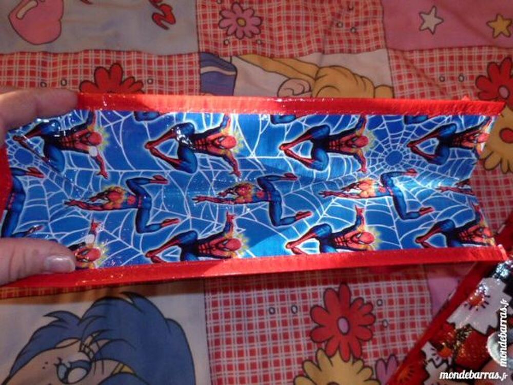 sac shopping spiderman anniversaire gar&ccedil;on enfant Maroquinerie