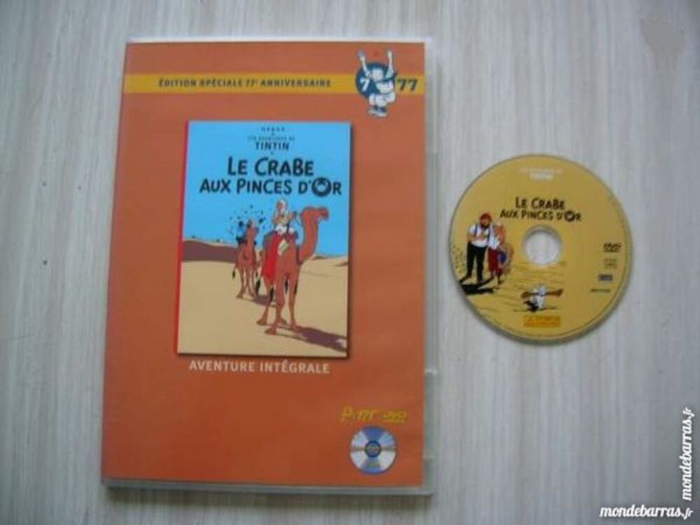 DVD TINTIN Le Crabe aux Pinces D'or DVD et blu-ray