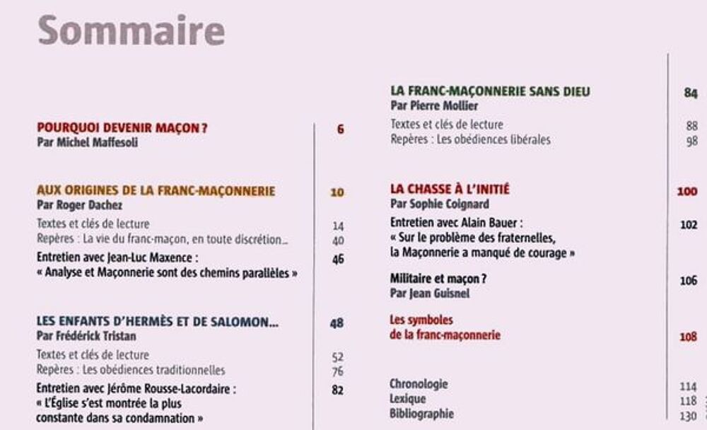 LA FRANC-MA&Ccedil;ONNERIE / les-livres-de-jac Livres et BD