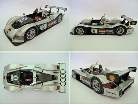 Audi R8R #8 Joest 24H du Mans 1999 Maisto 1/18 25 Toulouse (31)