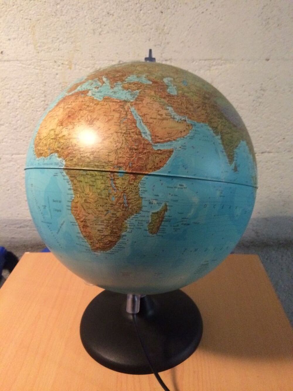 MAPPEMONDE LUMIERE Décoration