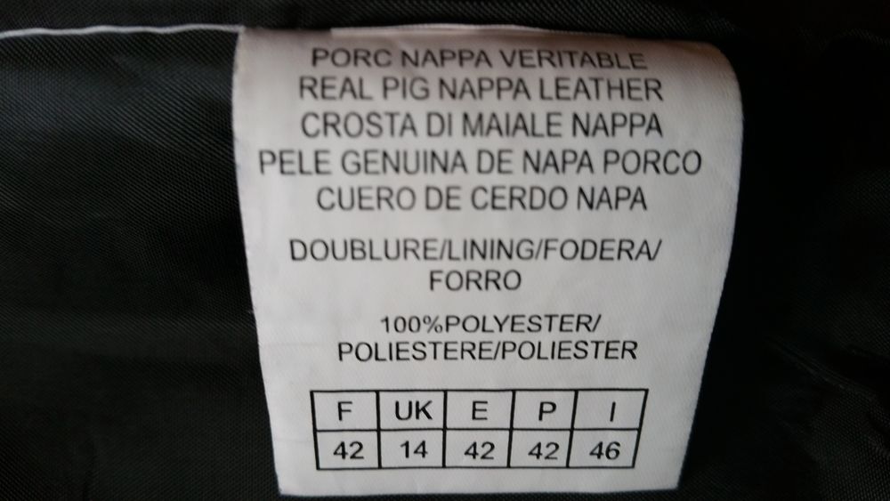 veste 3/4 cuir Vêtements