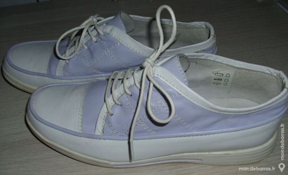 Baskets femmes en cuir, chic et &eacute;l&eacute;gant Chaussures