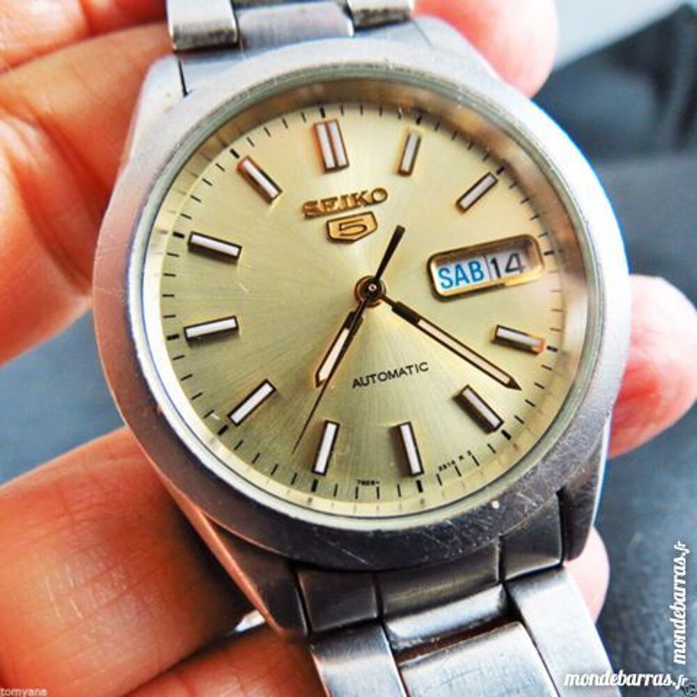 SEIKO 5 7S26A 0420 automatique 21 rubis SEI0230 Bijoux et montres