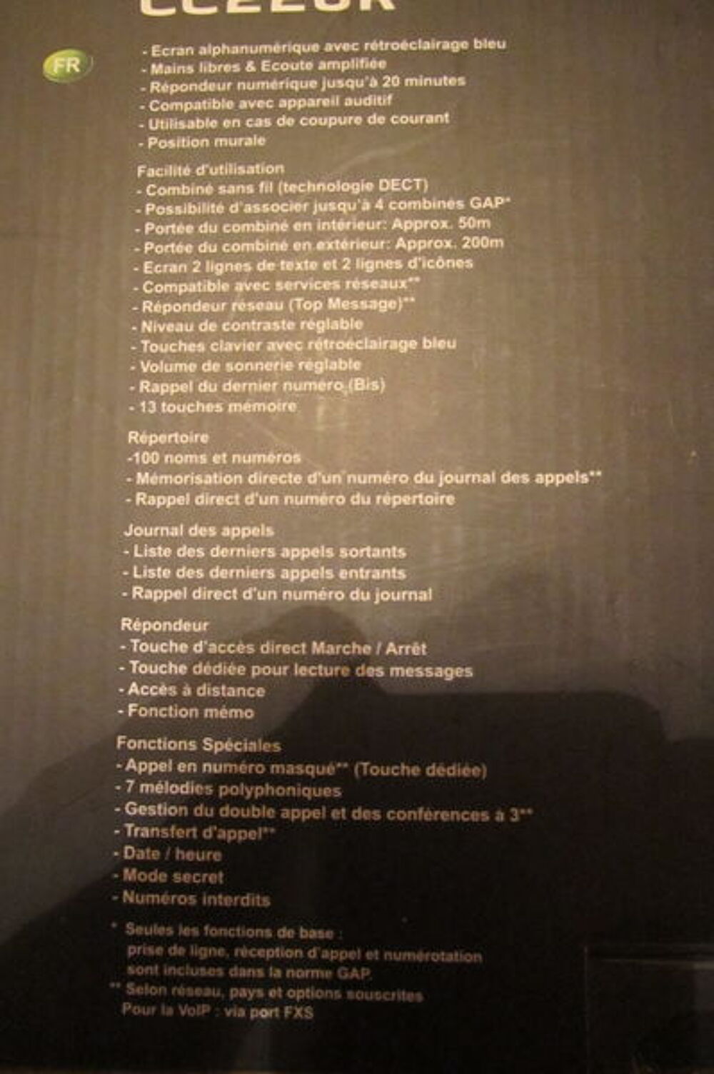 T&eacute;l&eacute;phone sans fil num&eacute;rique Téléphones et tablettes
