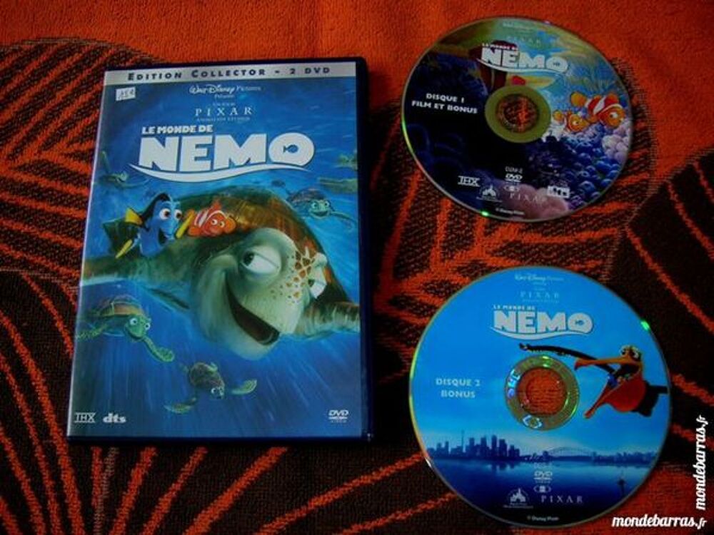 DOUBLE DVD LE MONDE DE NEMO WALT DISNEY ORIGINAL DVD et blu-ray