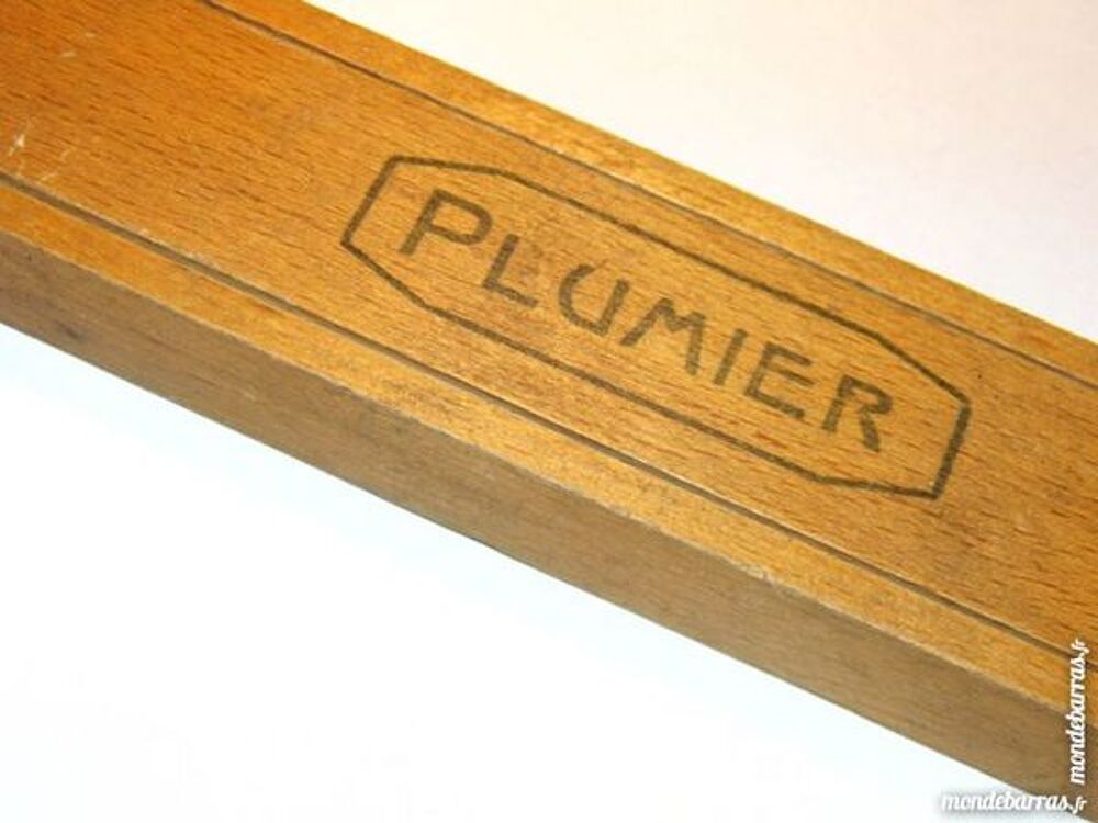 Ancien plumier bois encrier plume retro vintage Décoration