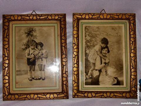 2 Cadres art deco photographie vitre vintage 20 Dunkerque (59)