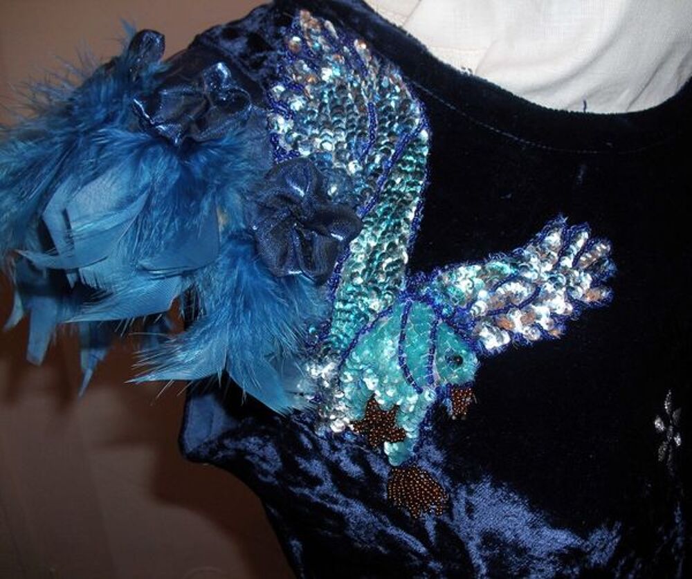 Ensemble 2 pi&egrave;ce en panne de velours Vêtements
