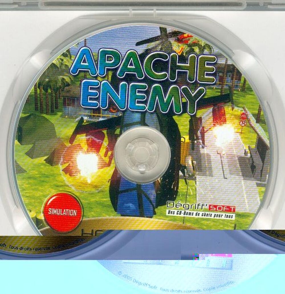 APACHE ENEMY pour PC -- 12 ans et + Consoles et jeux vidos