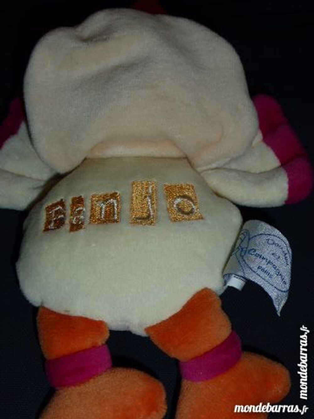 Doudou et Compagnie canard BANJO cape Puériculture