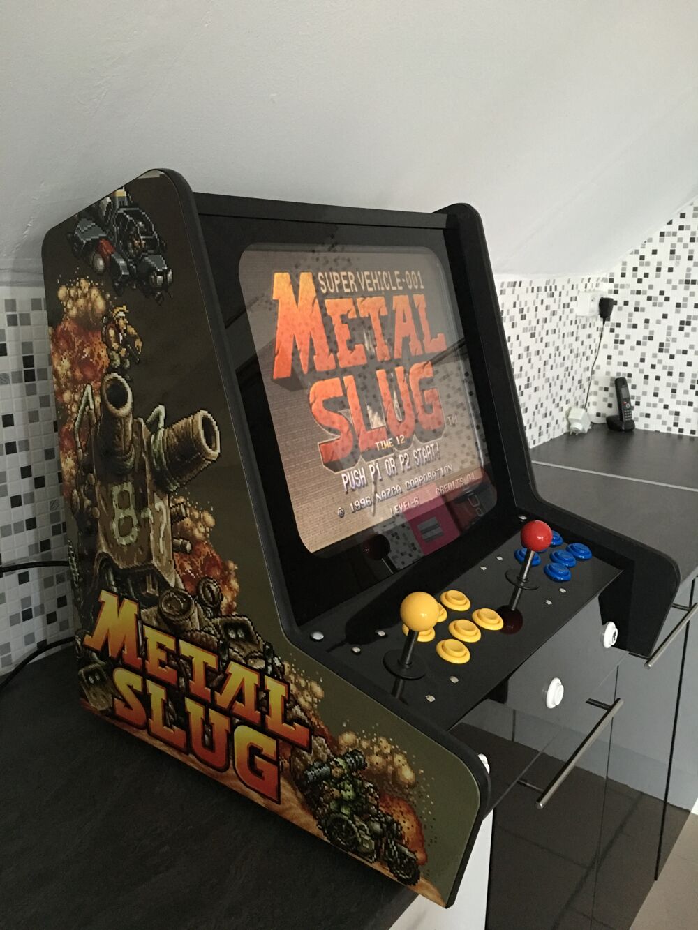 bartop type am&eacute;ricaine 645 jeux jamma Consoles et jeux vidéos
