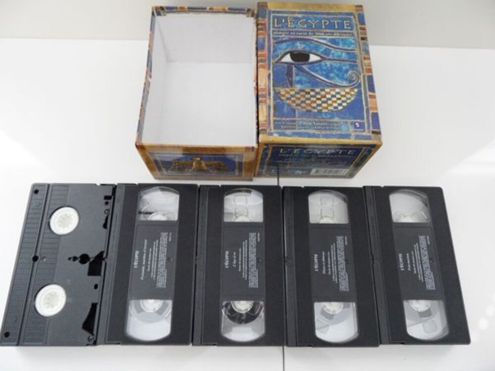 COFFRET COLLECTOR 5 CASSETTES VIDEO VHS L'EGYPTE VINTAGE o Audio et hifi