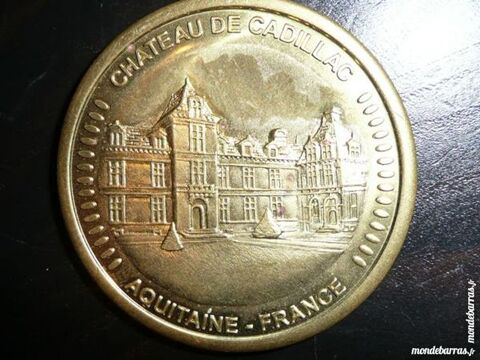 Mdaille touristique Collection EuropenneCadillac 18 Bordeaux (33)