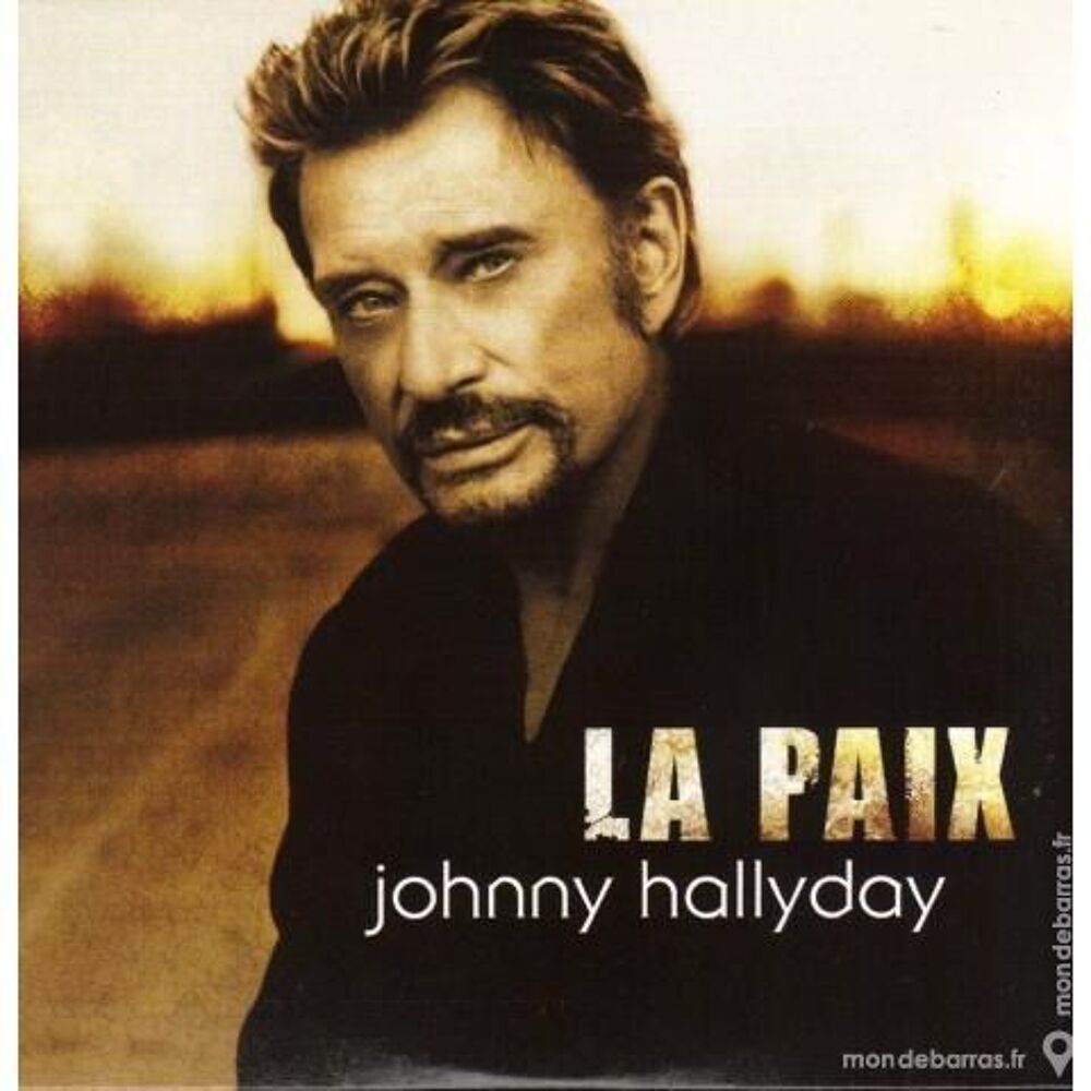 Johnny Hallyday &laquo; La paix &raquo; Promo CD et vinyles