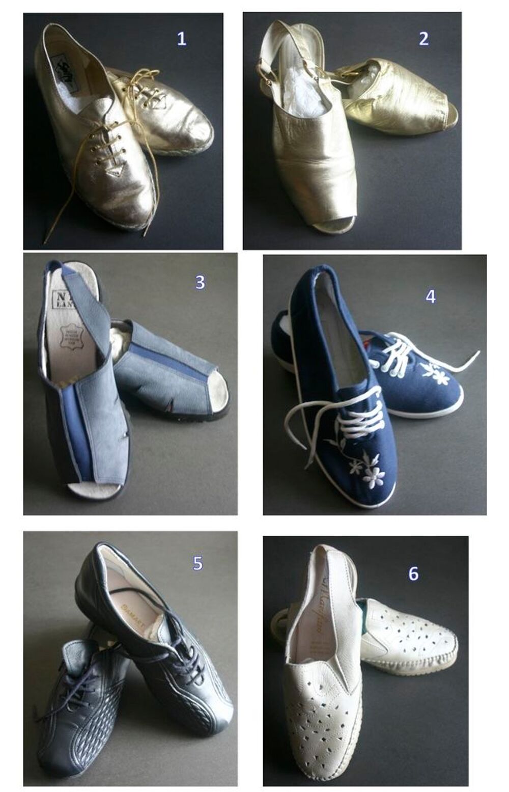 CHAUSSONS, CHAUSSURES ET TONGS DIVERSES TAILLES Chaussures