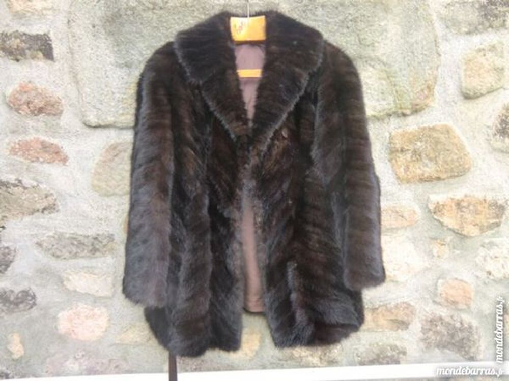 Belle veste vison Vêtements