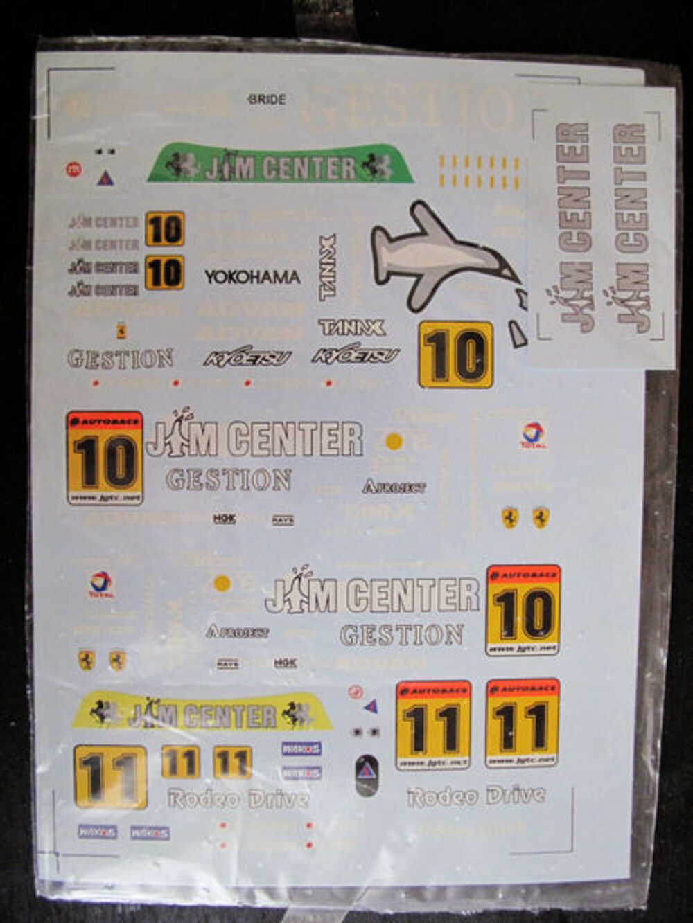 Ferrari f360 JGTC Jin Gainer 1/18 DECALS 
