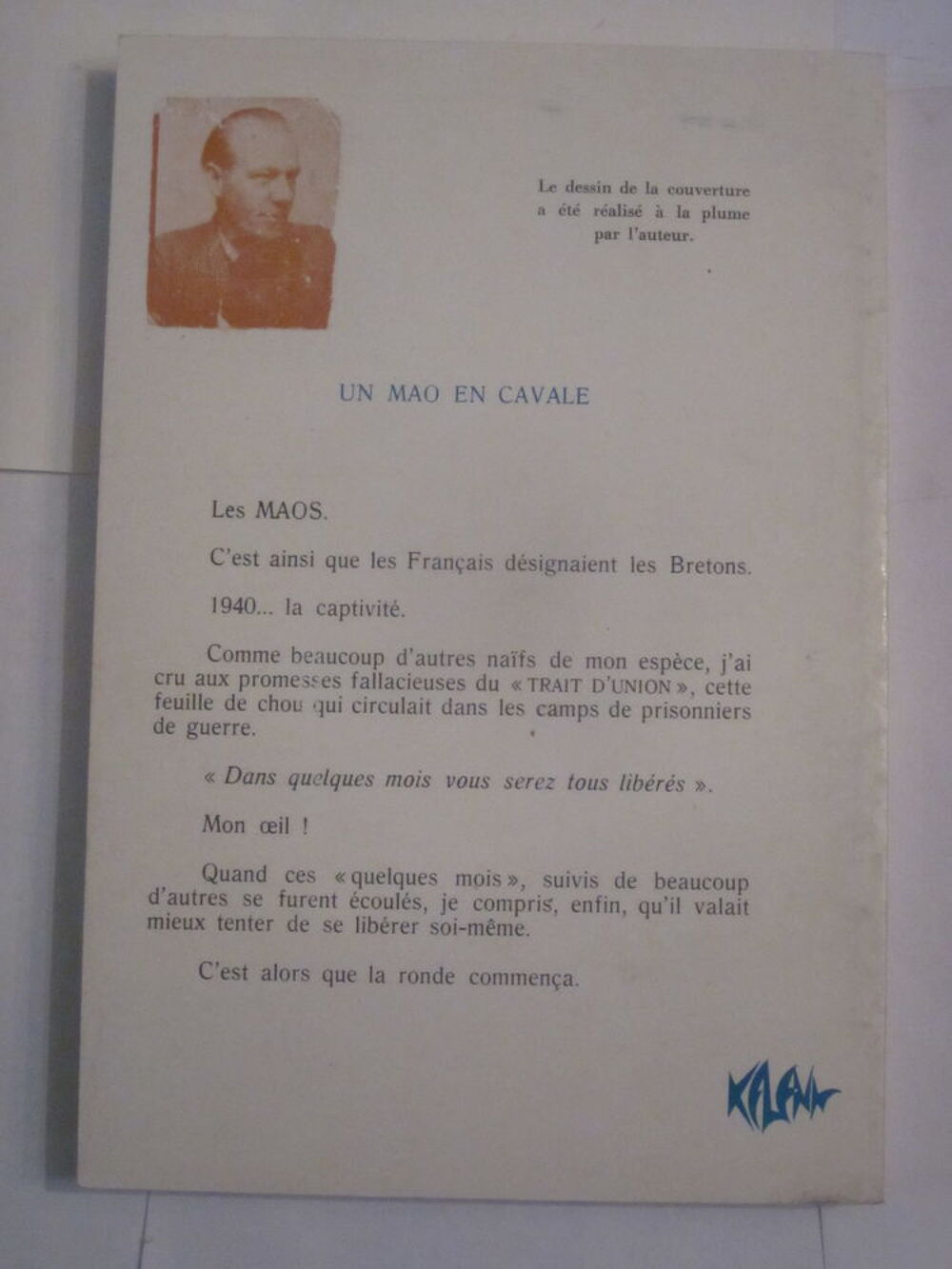  livre breton - UN MAO EN CAVALE par ROGER LE GALL Livres et BD
