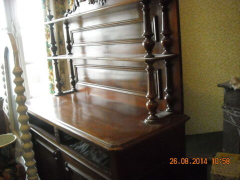 vaisselier ou meuble de sjour du 19e en acajou massif TBE 620 Coudekerque-Branche (59)