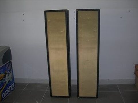 paire enceintes  colonne sonorisation bois 100w 80 Castries (34)
