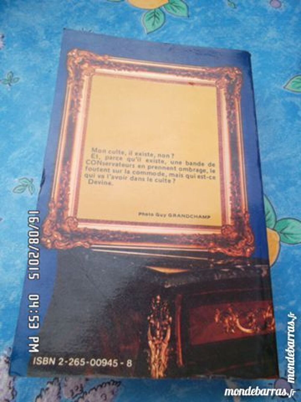 MON CULTE SUR LA COMMODE*JUSTE 2E*KIKI60230 Livres et BD