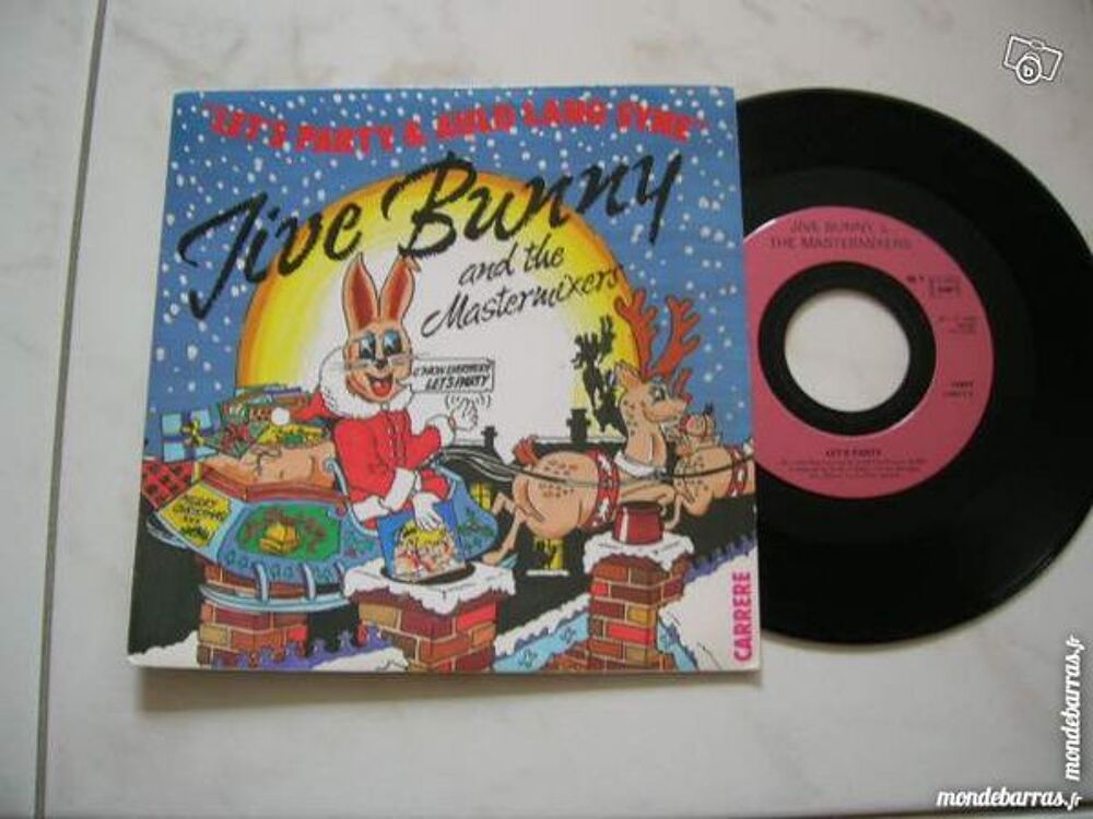 45 TOURS JIVE BUNNY AND THE MASTERMIXERS Let's CD et vinyles
