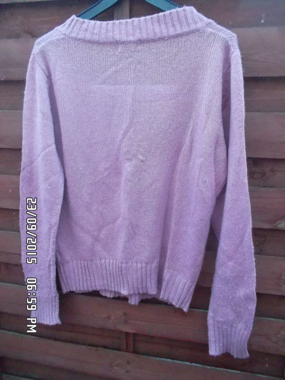 PULL ROSE CLAIR T.3*JUSTE 3E*KIKI60230 Vêtements