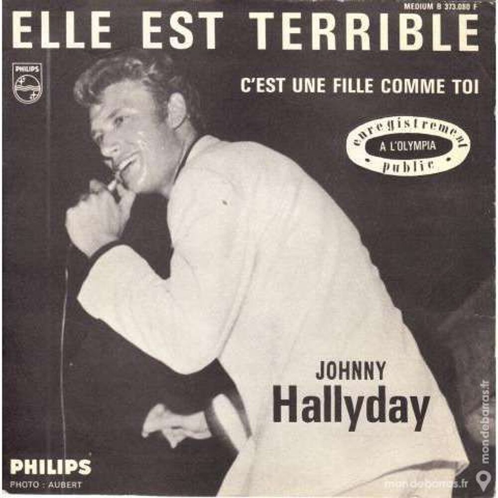 Johnny Hallyday &laquo; Elle est terrible &raquo; CD et vinyles