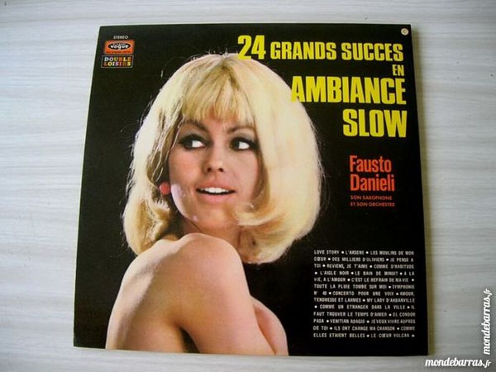 DOUBLE 33 TOURS FAUSTO DANIELI Ambiance slow CD et vinyles