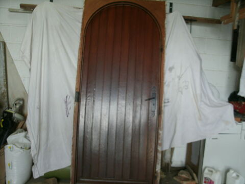 Porte d'entr�e en ch�ne cintr�e 300 Plouguenast (22)