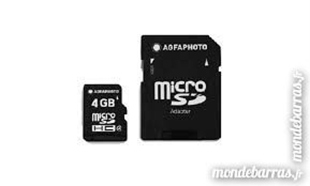 carte memoire micro SD 4GB Photos/Video/TV
