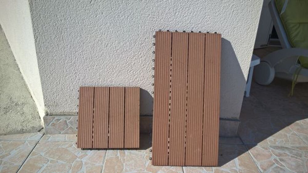 DALLES DE JARDIN MATERIAU COMPOSITE OCRE Jardin