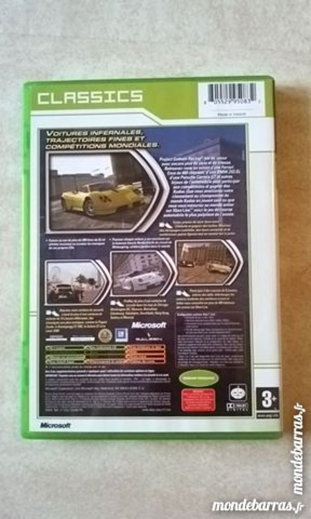 PROJECT GOTHAM RACING 2 (3+) XBOX Consoles et jeux vid�os