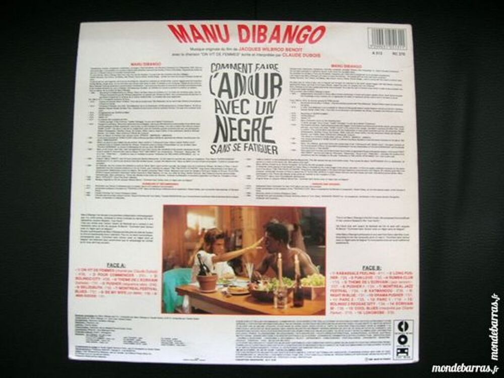 33 TOURS MANU DIBANGO Comment faire l'amour avec CD et vinyles