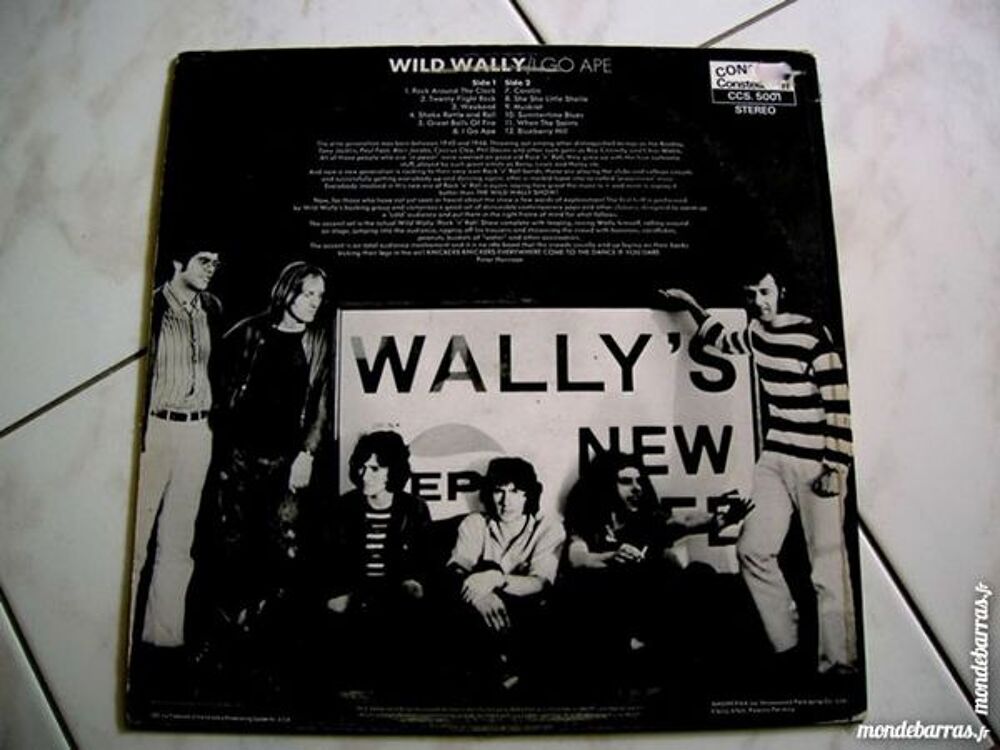 33 TOURS WILD WALLY I go ape - ROCK'N'ROLL 50'S CD et vinyles