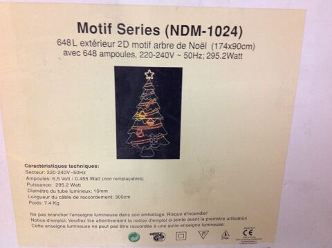 vend sapin de nol en armature fer avec un cordon lumineux 20 Chtillon-sur-Indre (36)