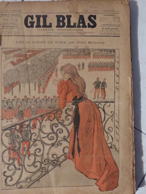 Gil Blas illustr hebdomadaire reli de 1892 1894 150 Marseille 2 (13)