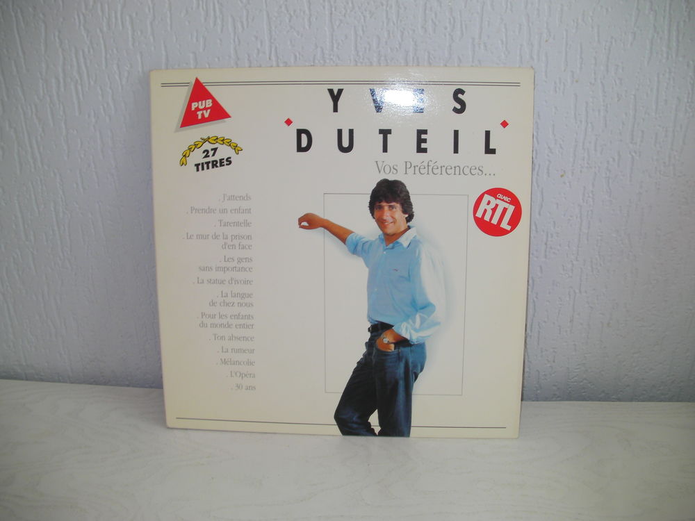33 tours Yves DUTEIL &quot;Vos pr&eacute;f&eacute;rences...&quot; CD et vinyles